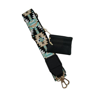 Cell Phone Crossbody Black Mint