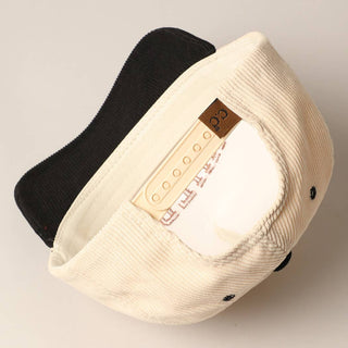 GAMEDAY Upside Down Trucker Corduroy Baseball Cap