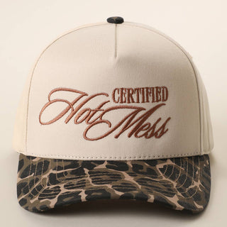 CERTIFIED HOT MESS ZebraTrucker Hat