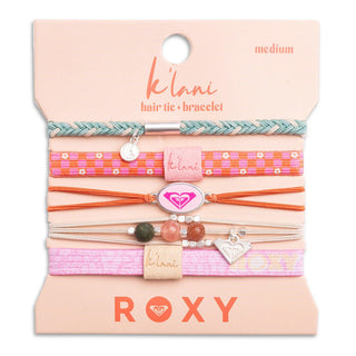 Roxy Pink Tropics Hair Tie Bracelets