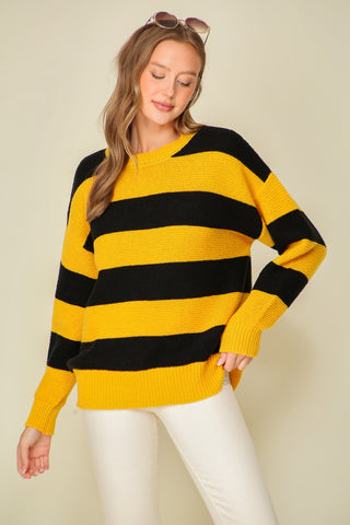 GameDay Striped Sweater