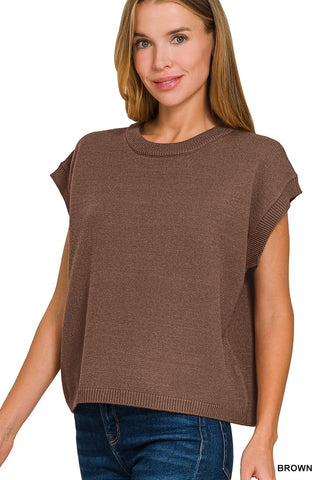 Mocha Moment Sweater Vest