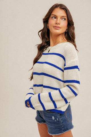 Turning Heads Striped Sweater