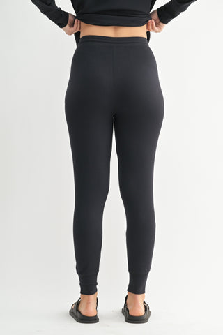 Hacci Cowl Neck Pullover and Jogger Set