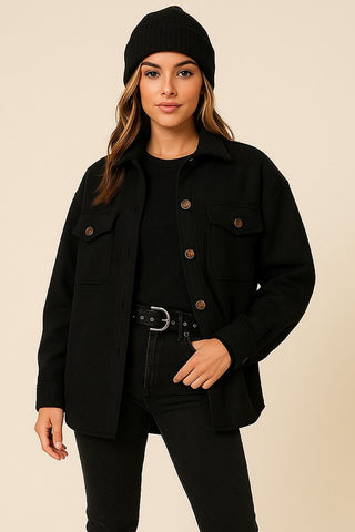 Back in Black Shacket