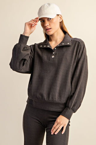 Black and Basic Sweatshirt