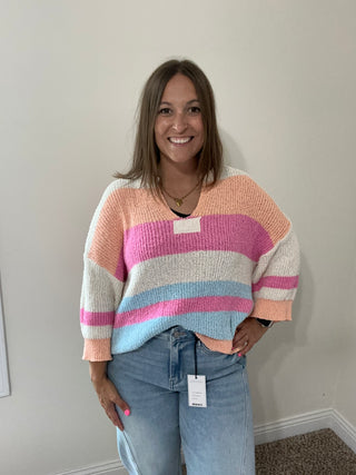 Peachy Keen Sweater