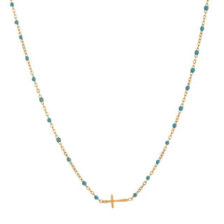 Golden Grace Cross Necklace