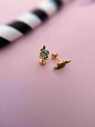 Mystic Snake Stud Earrings