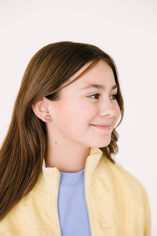 Kansas City Heart Stud Earrings