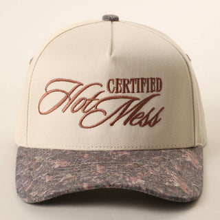 CERTIFIED HOT MESS ZebraTrucker Hat
