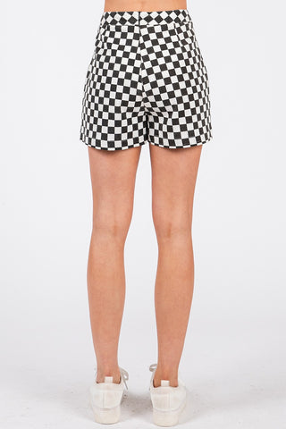 Checkered Skort