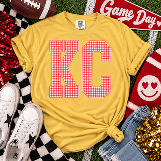 KC Gingham Tee