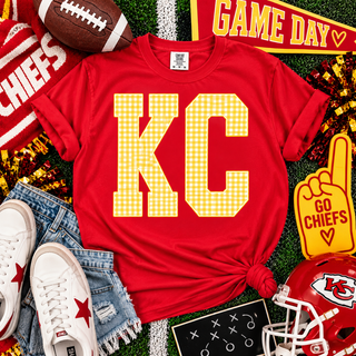 KC Gingham Tee