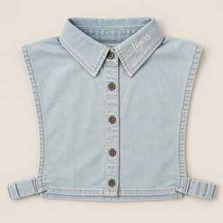 Tigers Denim Faux Collar