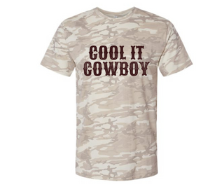 Cool It Cowboy Camo Tee
