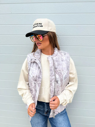 Camo Puffer Vest