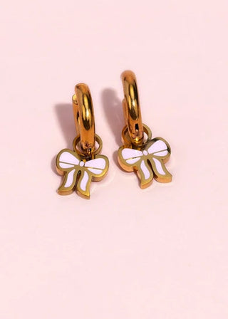 Pink Bow Charms