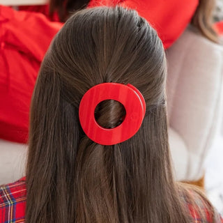 Red Circle Flat Clip