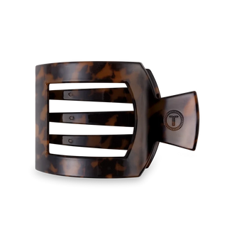 Tortoise Large Flat Square Hair Clip