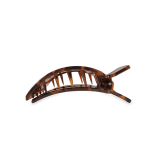 Tortoise Medium Flat Square Hair Clip