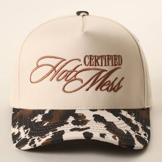CERTIFIED HOT MESS ZebraTrucker Hat