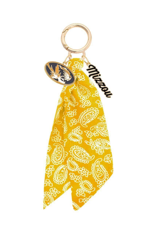 Missouri Tigers Logo Bandana Bag Charm