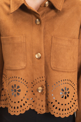 Wildflower Suede Jacket