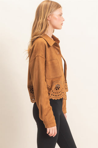 Wildflower Suede Jacket