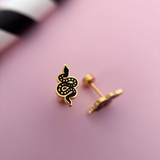 Mystic Snake Stud Earrings