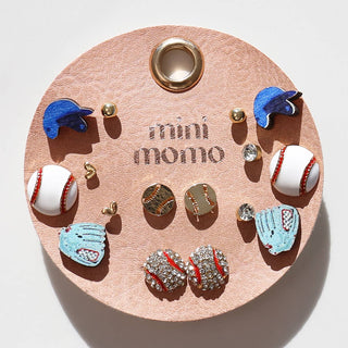 Baseball Stud Earrings Multipack Assorted Set