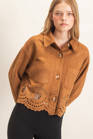 Wildflower Suede Jacket