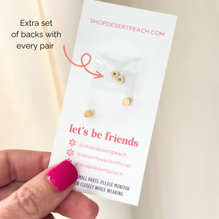 Kansas City Heart Stud Earrings