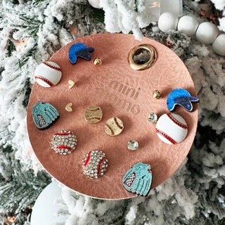 Baseball Stud Earrings Multipack Assorted Set