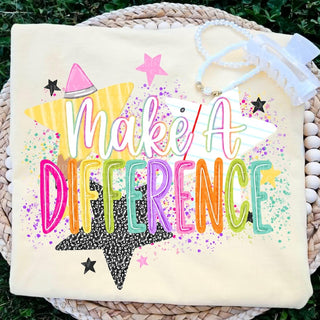 Make a Difference Comfort Colors Tee